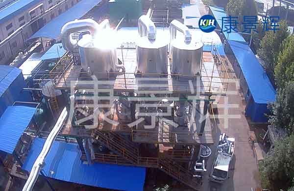 15T/H氯化鈉三效蒸發(fā)器_316L強制循環(huán)三效蒸發(fā)器