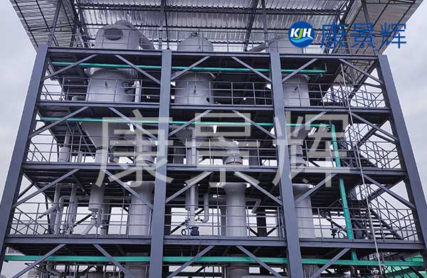 三效連續蒸發器結構優化要從經濟性、占地面積等兩方面來看